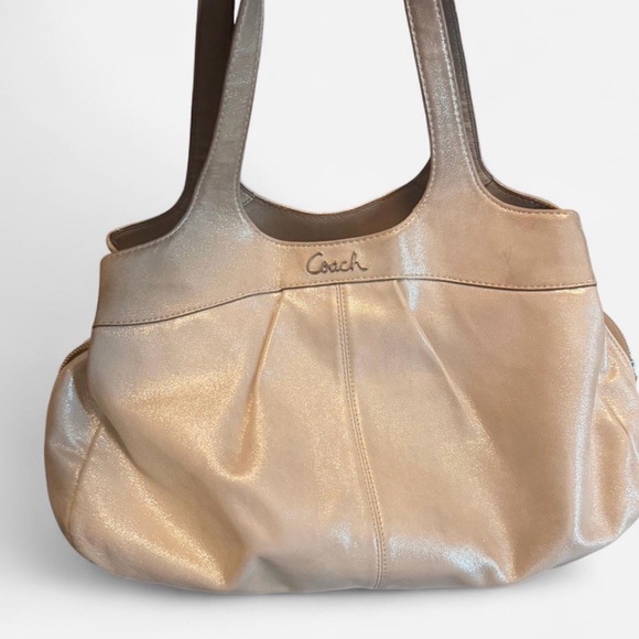 Coach Handbags - Coach Champagne shoulder bag